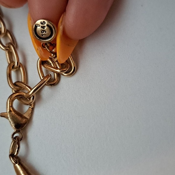 Two C1946 Vintage Gold Tone and SilverTone Choker Bundle - Picture 3 of 12